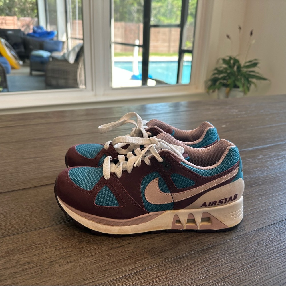 Nike Air Star Sneakers - Teal and Maroon